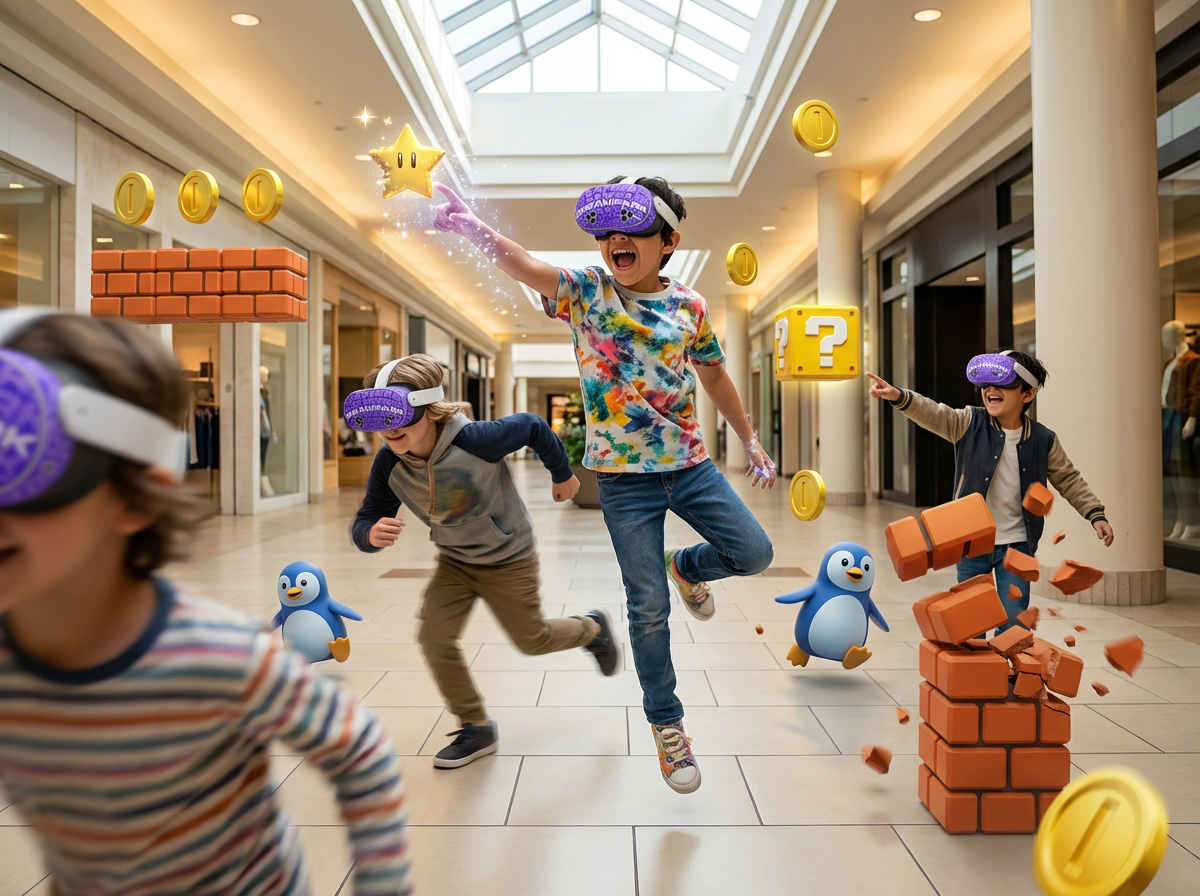 Kids playing at MetaVersive Arena DreamPark