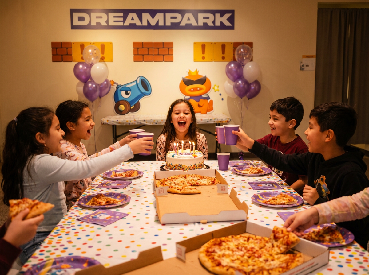 Food and celebration at MetaVersive Arena